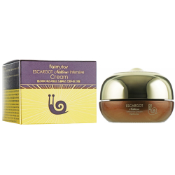 Антивіковий равликовий крем для обличчя FARMSTAY ESCARGOT NOBLESSE INTENSIVE CREAM