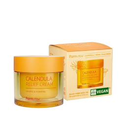 Крем для обличчя з календулою FARMSTAY CALENDULA RELIEF CREAM