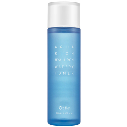 Тонер із комплексом гіалуронової кислоти для обличчя Ottie Aqua Rich Hyaluron Watery Toner