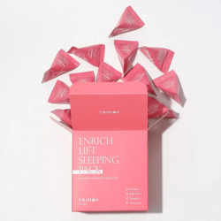 Набір нічних ліфтинг-масок для обличчя зі скваланом TRIMAY Enrich-lift Sleeping Pack