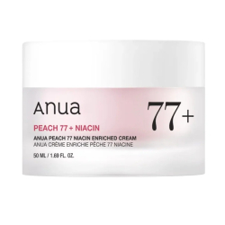 Легкий крем для зневодненої шкіри з екстрактом персика Anua Peach 77 Niacin Enriched Cream