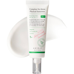 Мінеральний сонцезахисний крем AXIS-Y Complete No-Stress Physical Sunscreen SPF 50+ PA++++