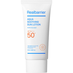 Зволожувальний сонцезахисний лосьйон з охолоджувальною дією REAL BARRIER Aqua Soothing Sun Lotion SPF50+PA++++