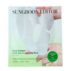Заспокійлива гідрогелева маска для обличчя Sungboon Editor Deep Collagen Cica Teatree Soothing Mask