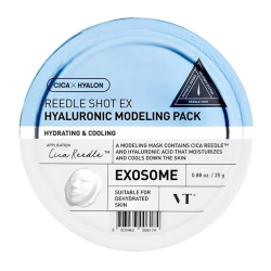 Моделювальна маска для обличчя з гіалуроновою кислотою VT Cosmetics Reedle Shot EX Hyaluronic Modeling Pack