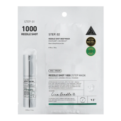 Двоетапна маска зі спікулами для інтенсивного оновлення шкіри VT Cosmetics Reedle Shot 1000 2 Step Mask