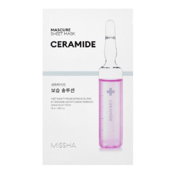 Відновлююча маска для обличчя з керамідами Missha Mascure Moisture Barrier Solution Sheet Mask