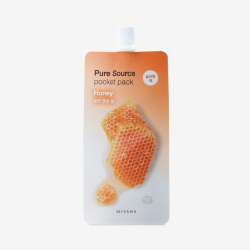 Нічна маска для обличчя з екстрактом меду Missha Pure Source Pocket Pack Honey