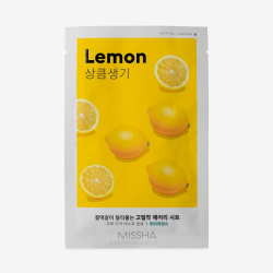 Маска для обличчя з екстрактом лимона Missha Airy Fit Lemon Sheet Mask