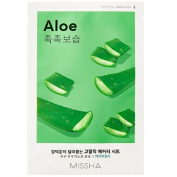 Маска для обличчя з екстрактом алое Missha Airy Fit Aloe Sheet Mask