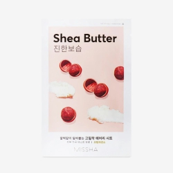 Тканинна маска з маслом ши для обличчя Missha Airy Fit Sheet Mask Shea Butter