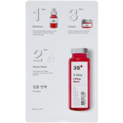 Ліфтингова маска з колагеном для обличчя Missha 3step Lifting Mask