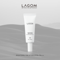 Освітлювальний сонцезахисний крем з вирівнювальним ефектом Lagom Brightening Tone Up Sun SPF 50+ PA++++