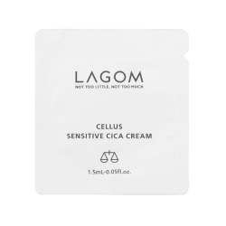 Заспокійливий крем для чутливої й проблемної шкіри LAGOM CELLUS SENSITIVE CICA CREAM