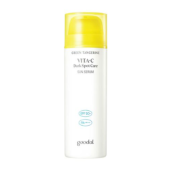 Сонцезахисна освітлювальна сироватка з вітаміном С Goodal Green Tangerine Vita C Dark Spot Care Sun Serum SPF50+ PA++++