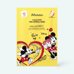 Маска для обличчя тканинна з ретинолом JMsolution Disney Collection Vital Retinol Mask