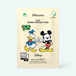 Заспокійлива тканинна маска з хауттюйнією JMsolution Disney Collection Selfie Barrier Heartleaf Mask