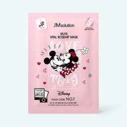 Тканинна маска з екстрактом шипшини JMsolution Disney Collection Love Mickey Selfie Vital Rosehip Mask