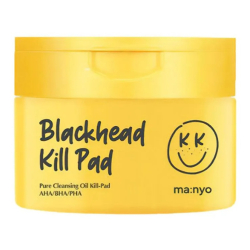 Педи гідрофільні для очищення шкіри з AHA BHA PHA кислотами Manyo Blackhead Kill Pad