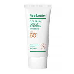 Крем сонцезахисний заспокійливий Real Barrier Cica Green Tone-Up Sun Cream