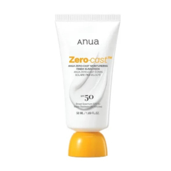Зволожуючий сонцезахисний крем без білих слідів Anua Zero-Cast Moisturizing Finish Sunscreen
