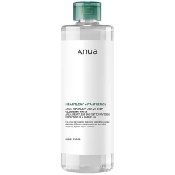 М'яка глибокоочищувальна вода для зняття макіяжу Anua Heartleaf 87 Low Ph Deep Cleansing Water