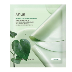 Гідрогелева колагенова маска з хауттюйнією серцевидною ANUA Heartleaf 70 Soothing Collagen Mask