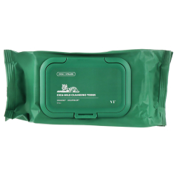 Серветки для зняття макіяжу з центелою VT Cosmetics Cica Mild Cleansing Tissue