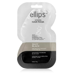 Маска для волосся «Шовкова Ніч» Ellips Vitamin Hair Mask Silky Black With Pro-Keratin Complex