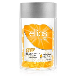 Сироватка для волосся «Розкішне сяйво» з олією алое вера Ellips Hair Vitamin Smooth & Shiny With Aloe Vera Oil