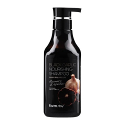 Шампунь для волосся з чорним часником FARMSTAY BLACK GARLIC NOURISHING SHAMPOO - 530 мл