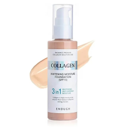 Тональна основа з колагеном 3 в 1  Enough Collagen Whitening Moisture Foundation