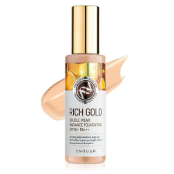 Омолоджуючий тональний крем для обличчя із золотом Enough Rich Gold Double Wear Radiance Foundation SPF 50+ PA+++
