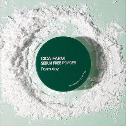 Розсипчаста пудра з центелою FarmStay Cica Farm Sebum Free Powder