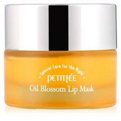 Нічна маска для губ з вітаміном E та олією обліпихи Petitfee Oil Blossom Lip Mask Sea Buckthorn Oil