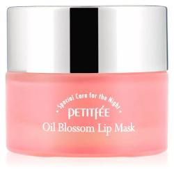 Нічна маска для губ з маслом камелії та вітаміном Е Petitfee Oil Blossom Lip Mask Camellia Seed Oil