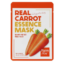 Тканинна маска з екстрактом моркви FarmStay Real Carrot Essence Mask