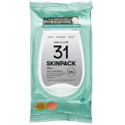 Заспокійливі маски-педи для обличчя VT Cosmetics 31 Mild Skinpack Cica