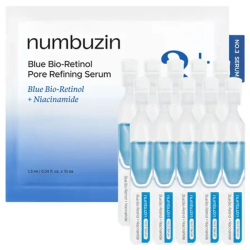 Сироватка для звуження пор з ретинолом Numbuzin No.3+ Blue Bio-Retinol Pore Refining Serum